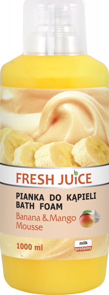 Fresh Juice Pianka do kąpieli Banan i mango 1000ml
