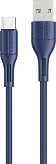 Kabel USB Usams USB-A - USB-C 1 m Niebieski (SJ501USB03)