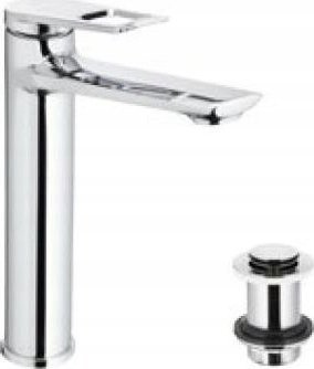 Bateria umywalkowa KFA AMAZONIT BATERIA UMYWALKOWA STOJĄCA NABLATOWA, CHROM + CLICK CLACK