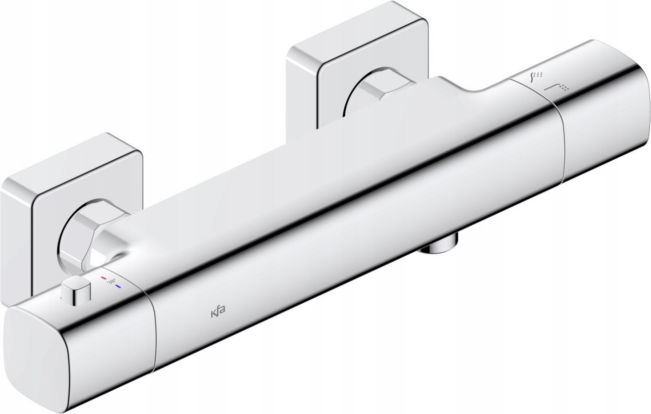 5756-010-00 / KFA / MALAGA / BATERIA NATRYSKOWA, TERMOSTATYCZNA , ŚCIENNA , CHROM /