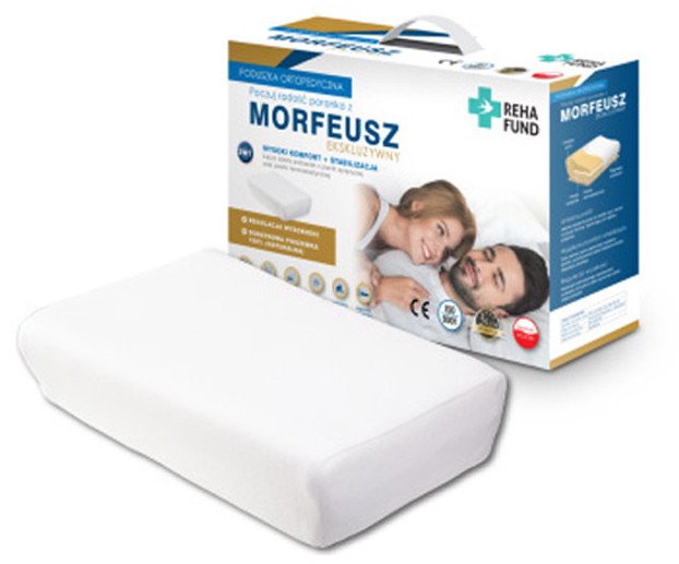 Poduszka ortopedyczna do spania z pianki sprężystej Morfeusz Ekskluzywny
