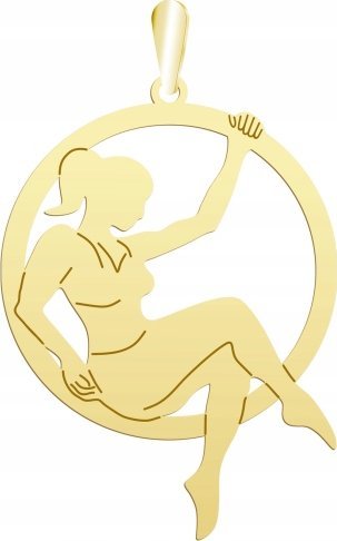 Radziszewska Jewellery Pozłacana Zawieszka Aerial Hoop GRAWER GRATIS