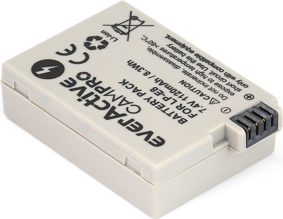 Akumulator EverActive zamiennik Canon LP-E8, 1120 mAh (EVB018)