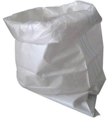 WOVEN BAG PP 50X90CM WHITE PE INSIDE