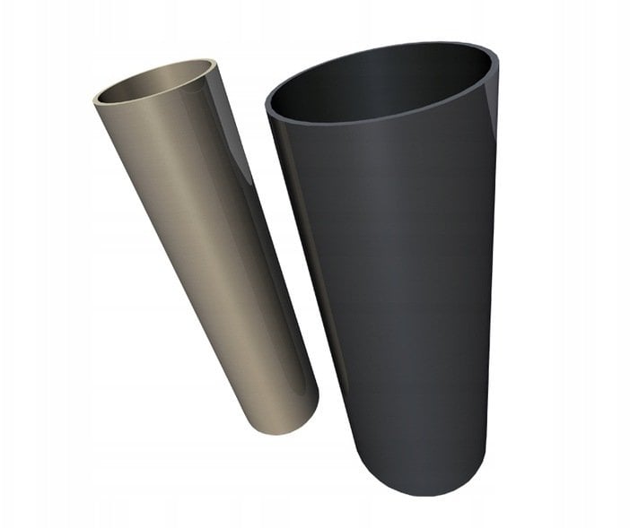 Kije narciarskie LE KIJ Airfoil 3D 120 black-dark anthracite