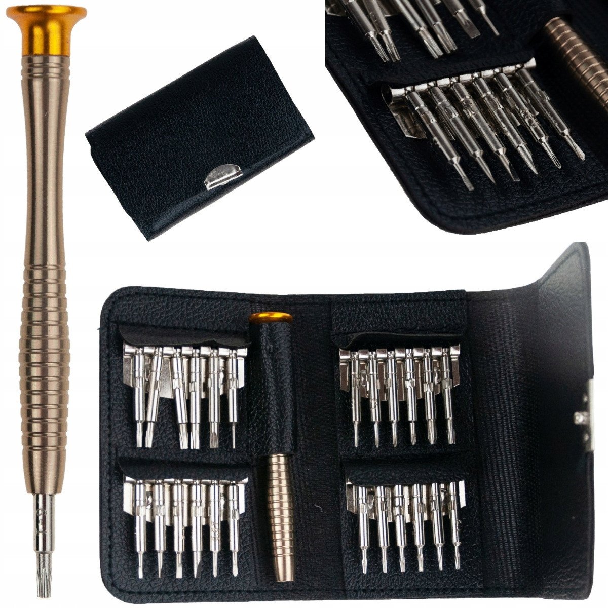 TG60646 ZESTAW PRECYZYJNYCH ŚRUBOKRĘTÓW 25W1 TORX ETC* ETUI