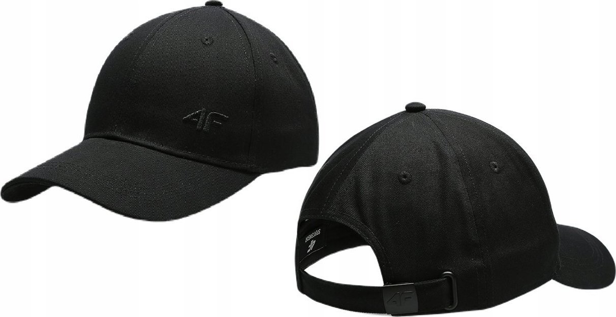4f Czapka z daszkiem damska 4F F109 głęboka czerń 4FSS23ACABF109 20S S