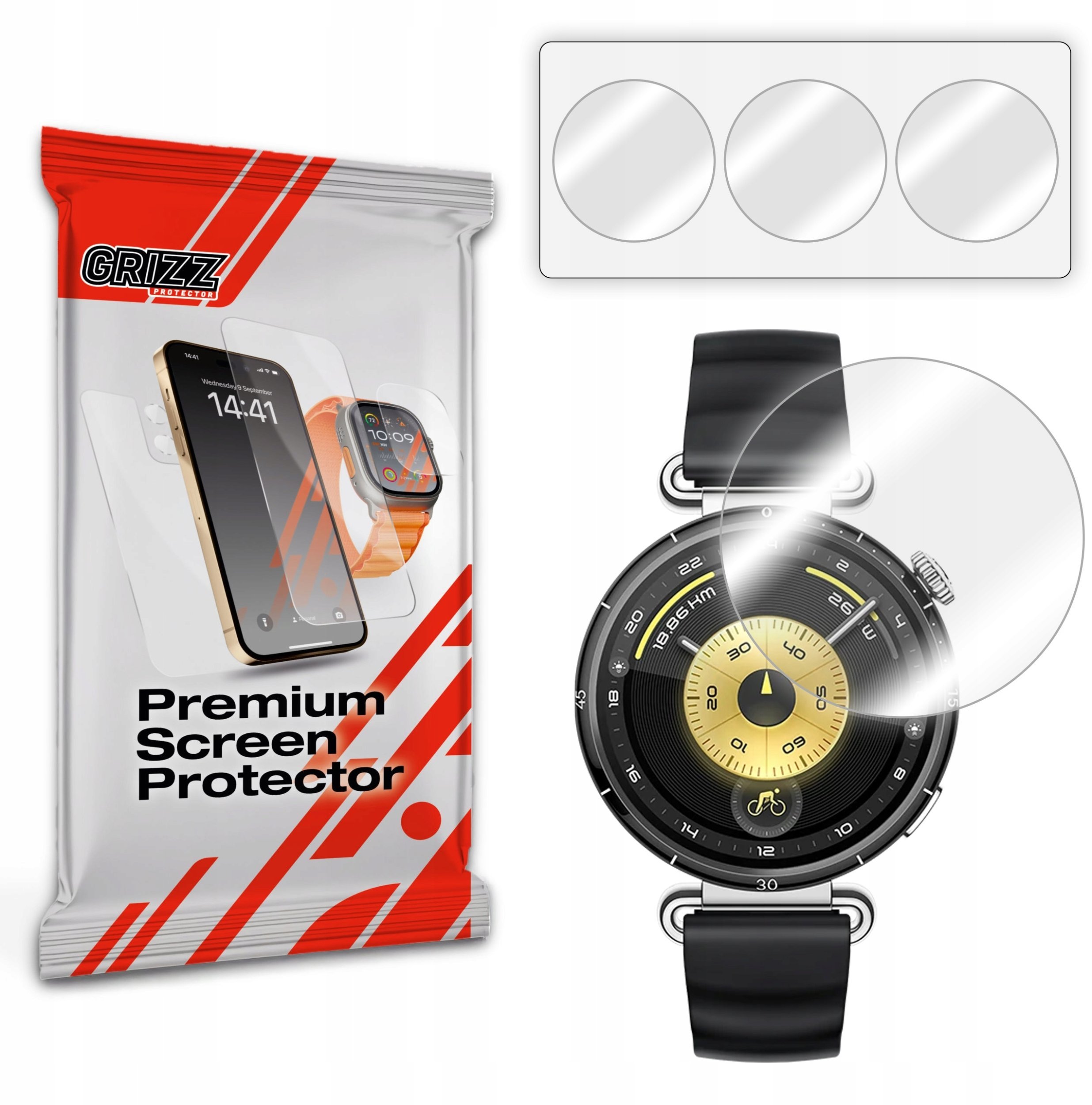 Folia hydrożelowa GrizzGlass Hydrofilm do Huawei Watch GT 6 41mm
