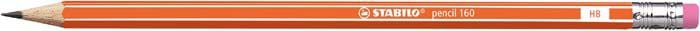 Stabilo Ołówek Pencil 160 Z Gumką Hb Orange (2160/03-HB)