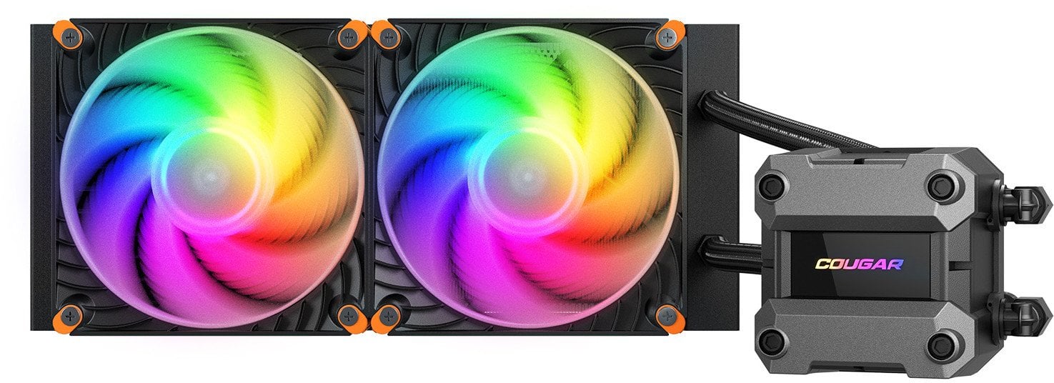 COUGAR CPU Wasserkühlung Poseidon Ultra 240, ARGB, Schwarz