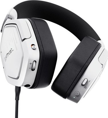 Słuchawki Trust TRUST Gaming słuchawki GXT 493W Carus, Bluetooth, 2.4GHz, biały