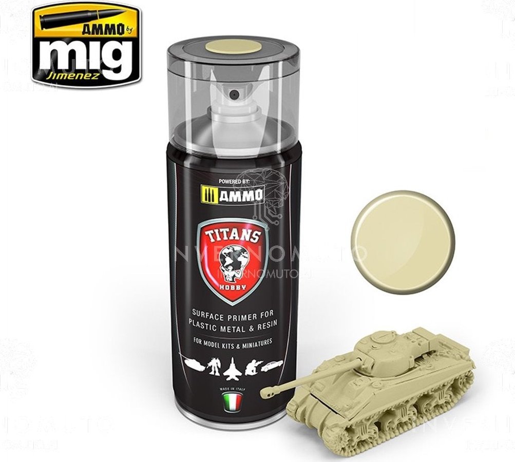 Vallejo Ammo: Titans Matt Primer - Bone White