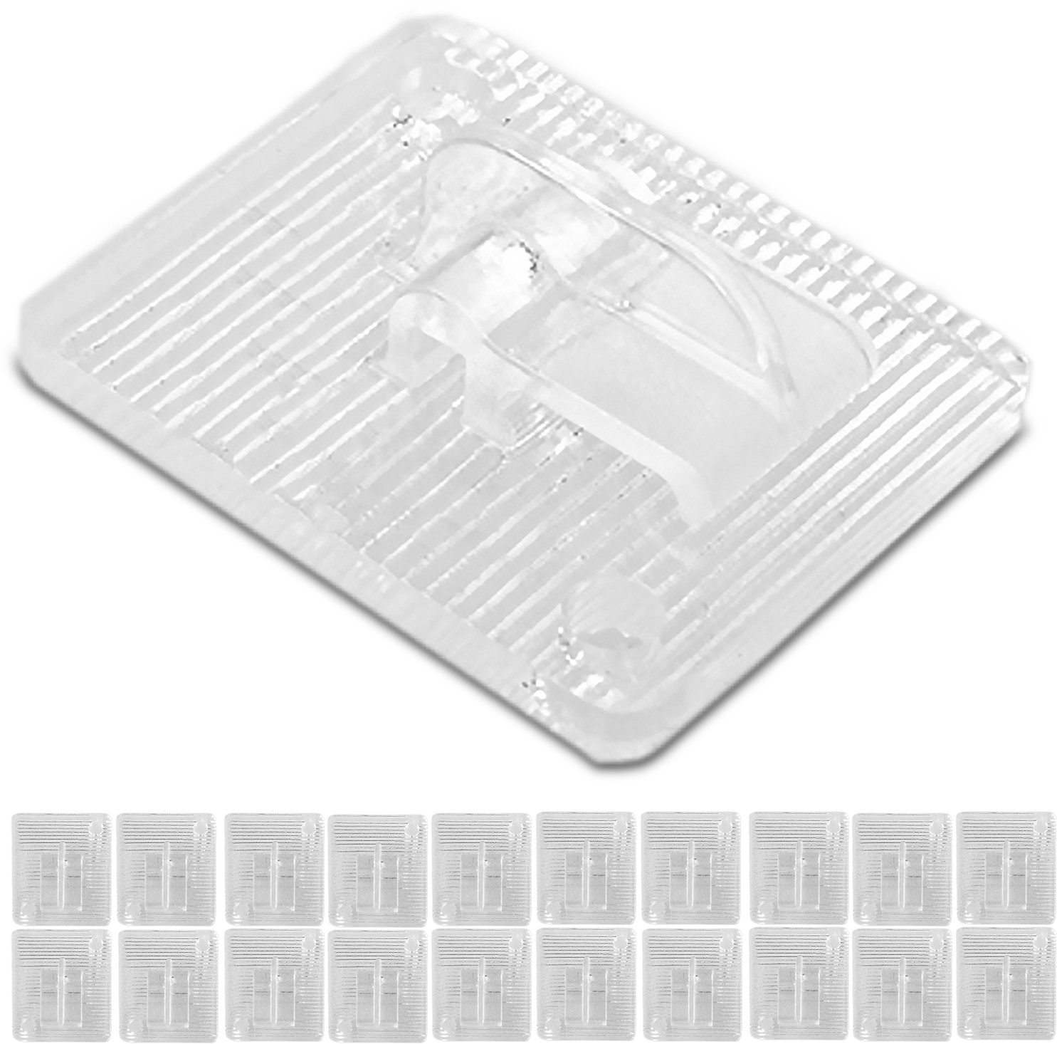 Zestaw 2x Zaczep do montażu siatki na balkon dla kotów Heckermann 10szt