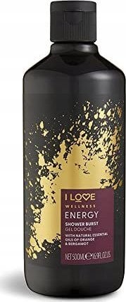 I love I Love, Wellness Energy, Vegan, Orange & Bergamot, Cleansing, Shower Gel, For All Skin Types, 500 ml Unisex