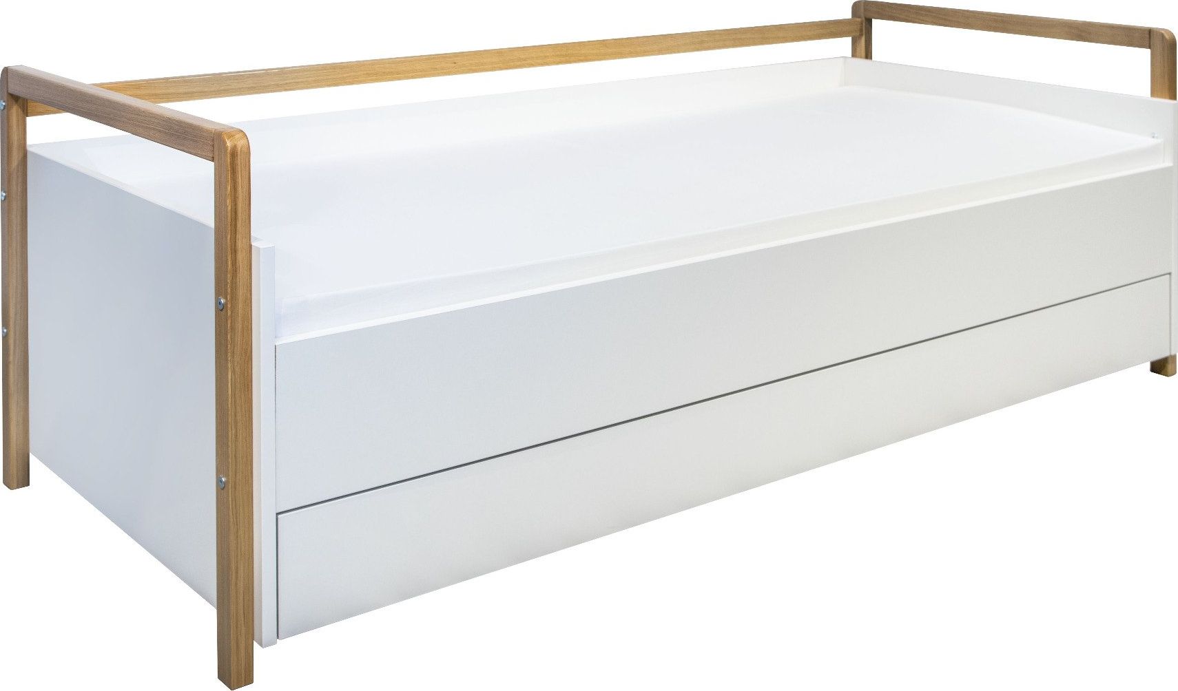 Kocot Kids Łóżko dziecięce VICTOR 180x80 białe/dąb z szufladą