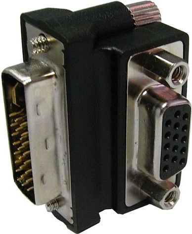Adapter AV Delock DVI-D - D-Sub (VGA) czarny (65172)