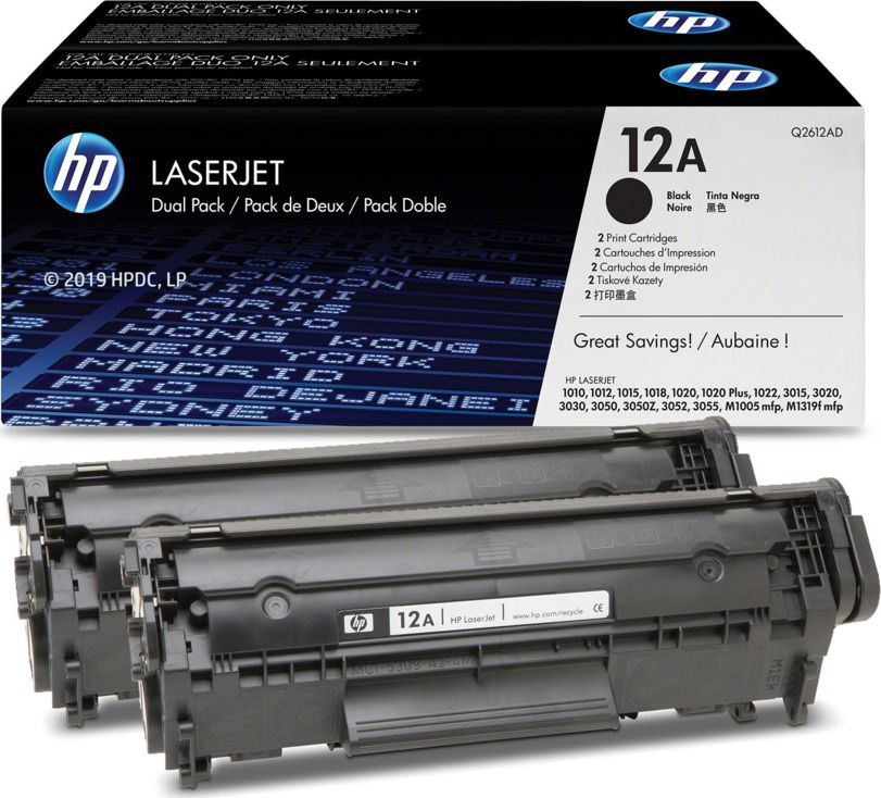 Toner HP 12AD Black Oryginał (Q2612AD)