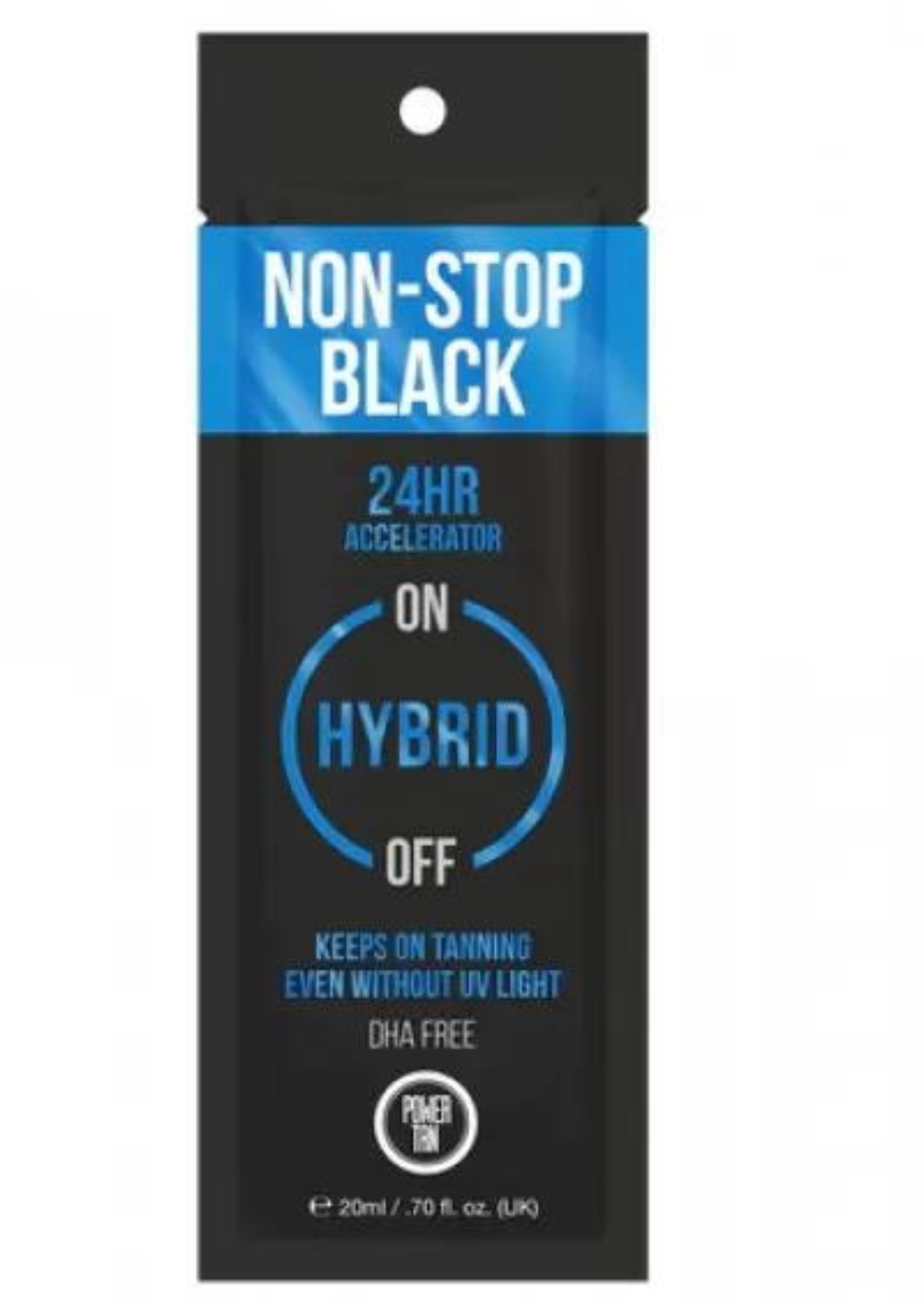 Power Tan Non-Stop Black Hybrid Accelerator 20ml