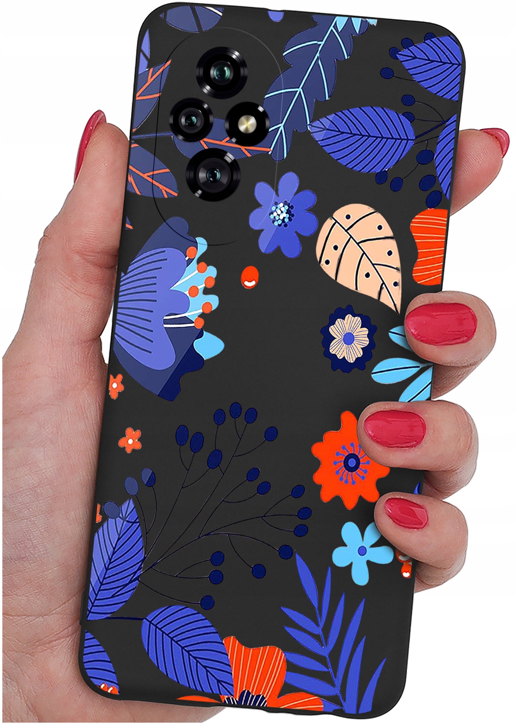 ETUI do Honor 200 5G | WZORY | SILIKONOWE MATT CASE + SZKŁO 9H