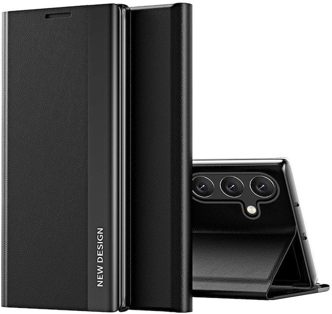 Sleep Case Pro etui do Samsung Galaxy A16 / A16 5G z klapką i podstawką - czarne