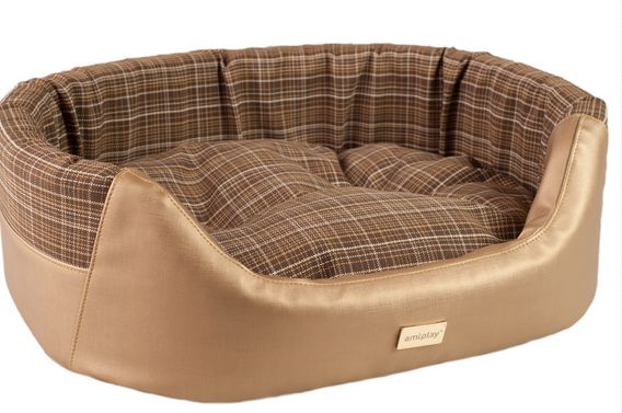 Ami Play Legowisko Elipsa 2 in 1 Venus M 64[x]x55[y]x19[h] cm Złoty