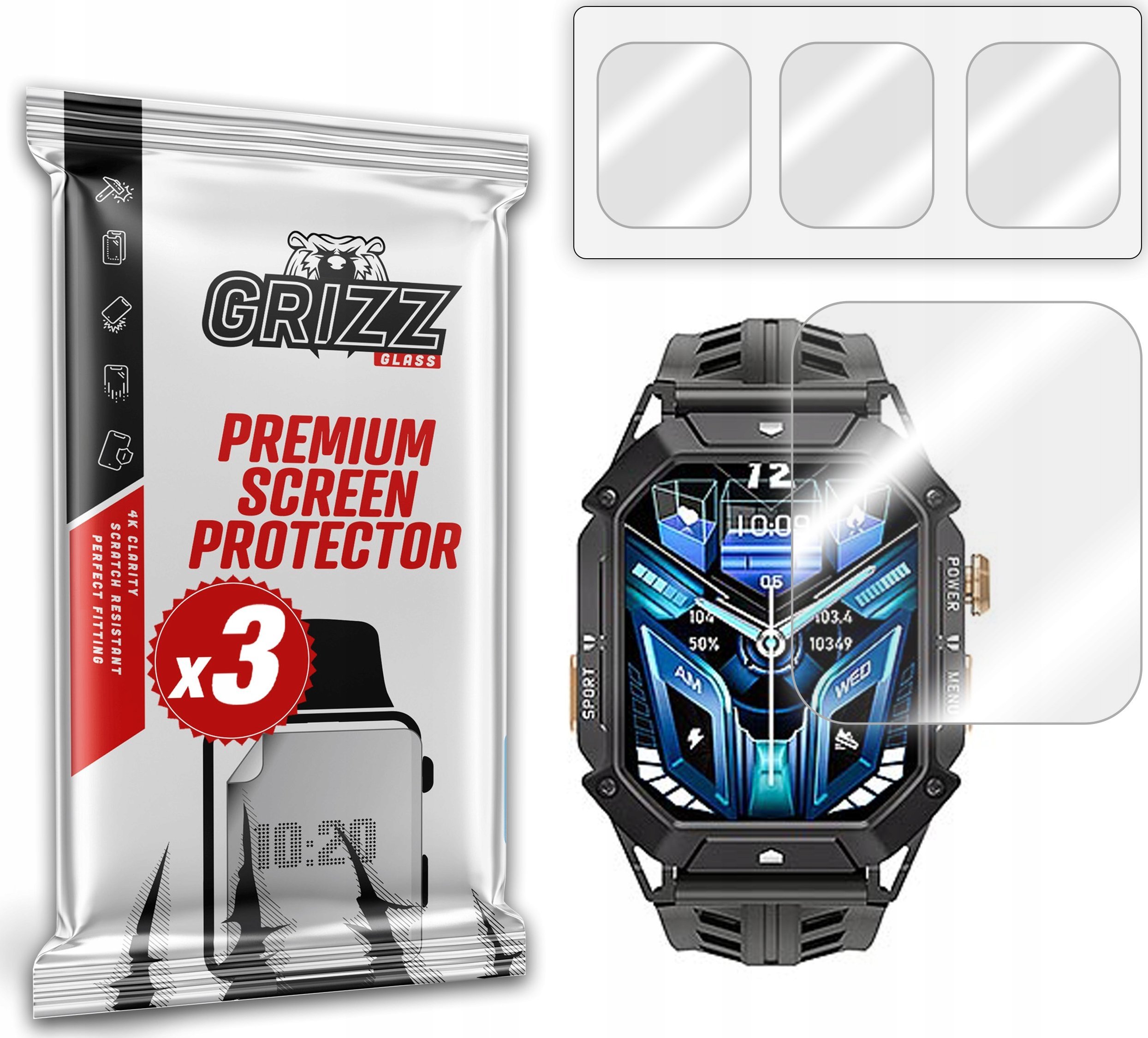 GrizzGlass Folia hydrożelowa GrizzGlass Hydrofilm do Oukitel BT80