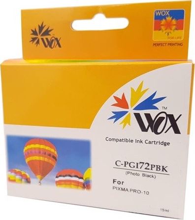 Tusz THI Zgodny Tusz Photo Black do Canon Pixma Pro10 / PGI-72PBK 6403B001 / Czarny / 14 ml / zamiennik uniwersalny