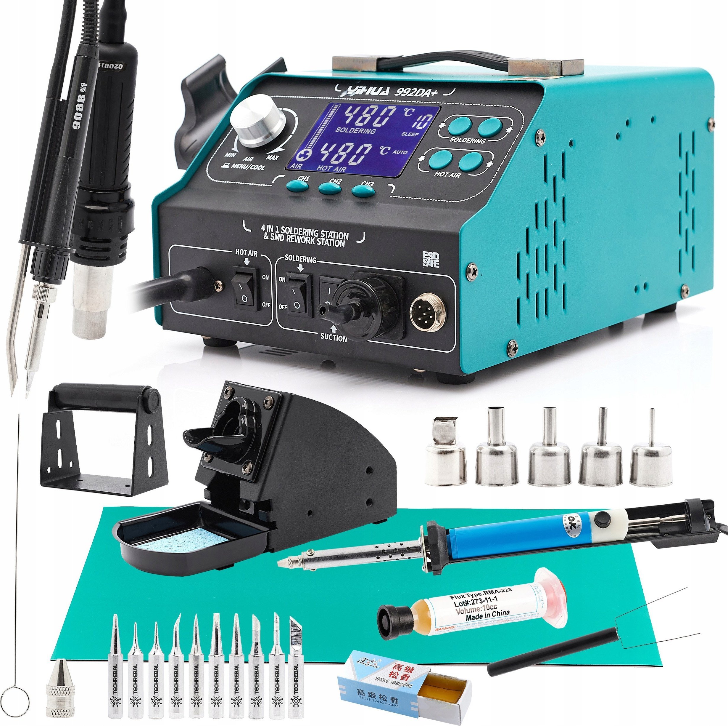 Techrebal LUTOWNICA YIHUA 992DA+ 4W1 ROZLUTOWNICA ODCIĄG HOT