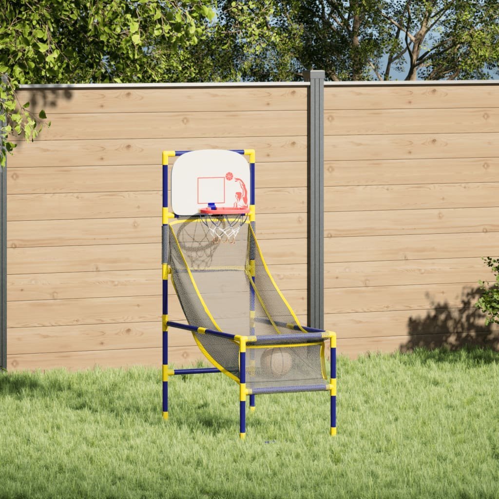 vidaXL vidaXL Mini zestaw do gry w koszykówkę z piłką i pompką 45x86x127 cm