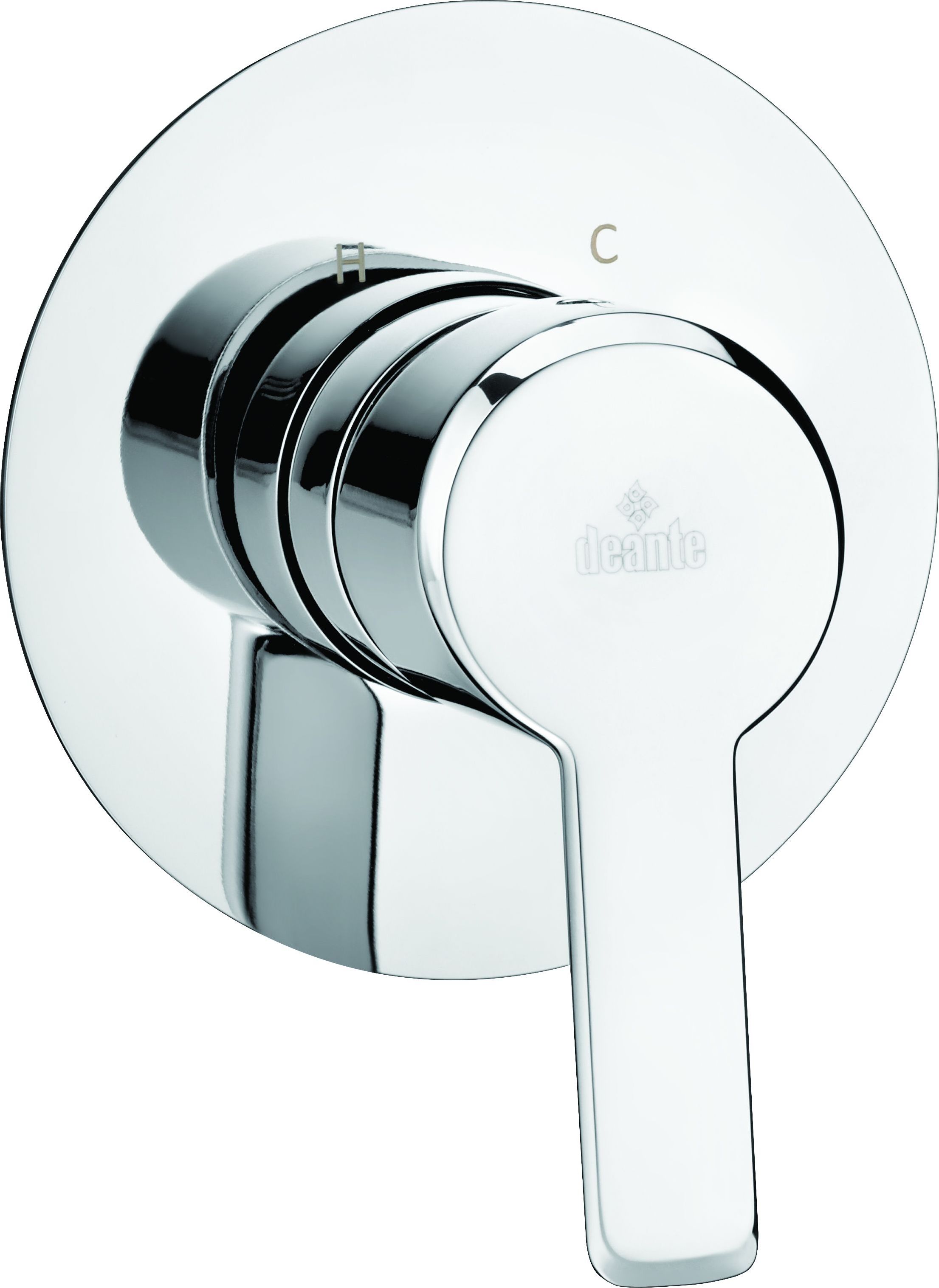 Bateria prysznicowa Deante BAT. ARNIKA CHROM NATRYSKOWA PODTYNKOWA BEZ PRZEŁĄCZNIKA NATRYSKU