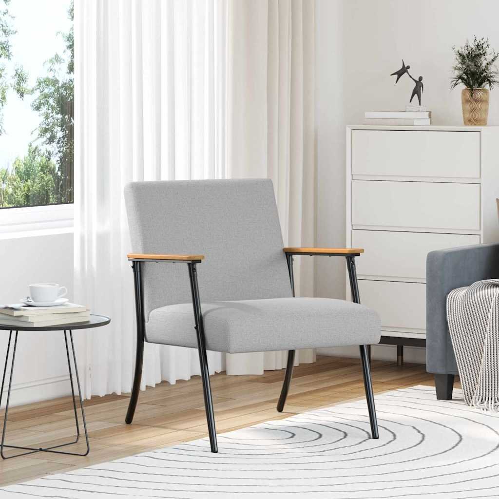 vidaXL fotel Szary chmurowy 59 x 75 x 78 cm