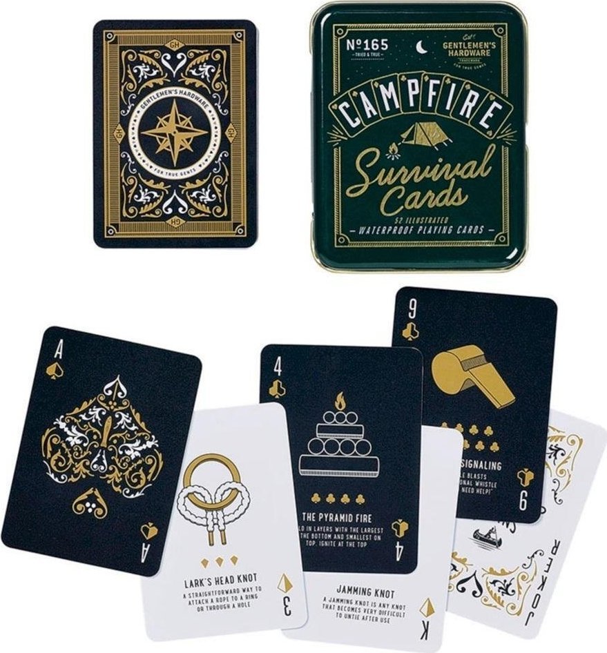 Gentlemens Hardware Gra kempingowa Survival cards w puszce