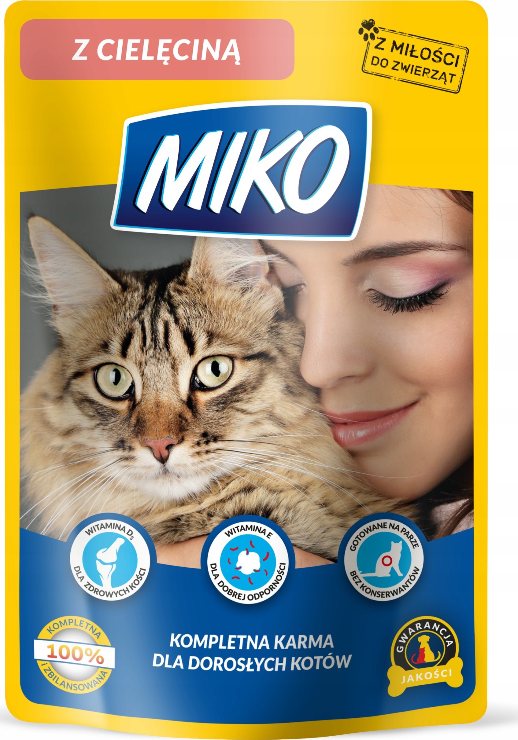 MIKO SASZETKA 24x100g z CIELĘCINĄ