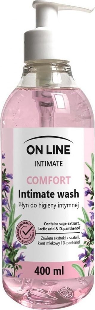 Forte Sweeden On Line Intimate Płyn do higieny intymnej Comfort z ekstraktem z szałwii 400ml