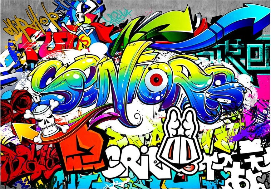 DecoNest Fototapeta - Język miasta - 200X140