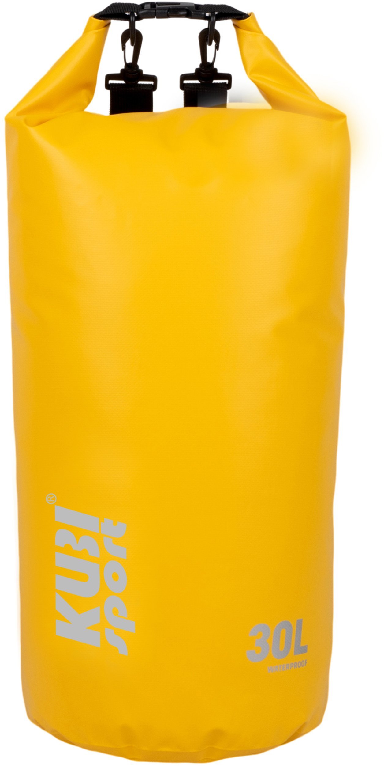 Wodoodporna Torba Worek Wodoszczelny na Łódź Kajak Żółty KUBISPORT 30 l