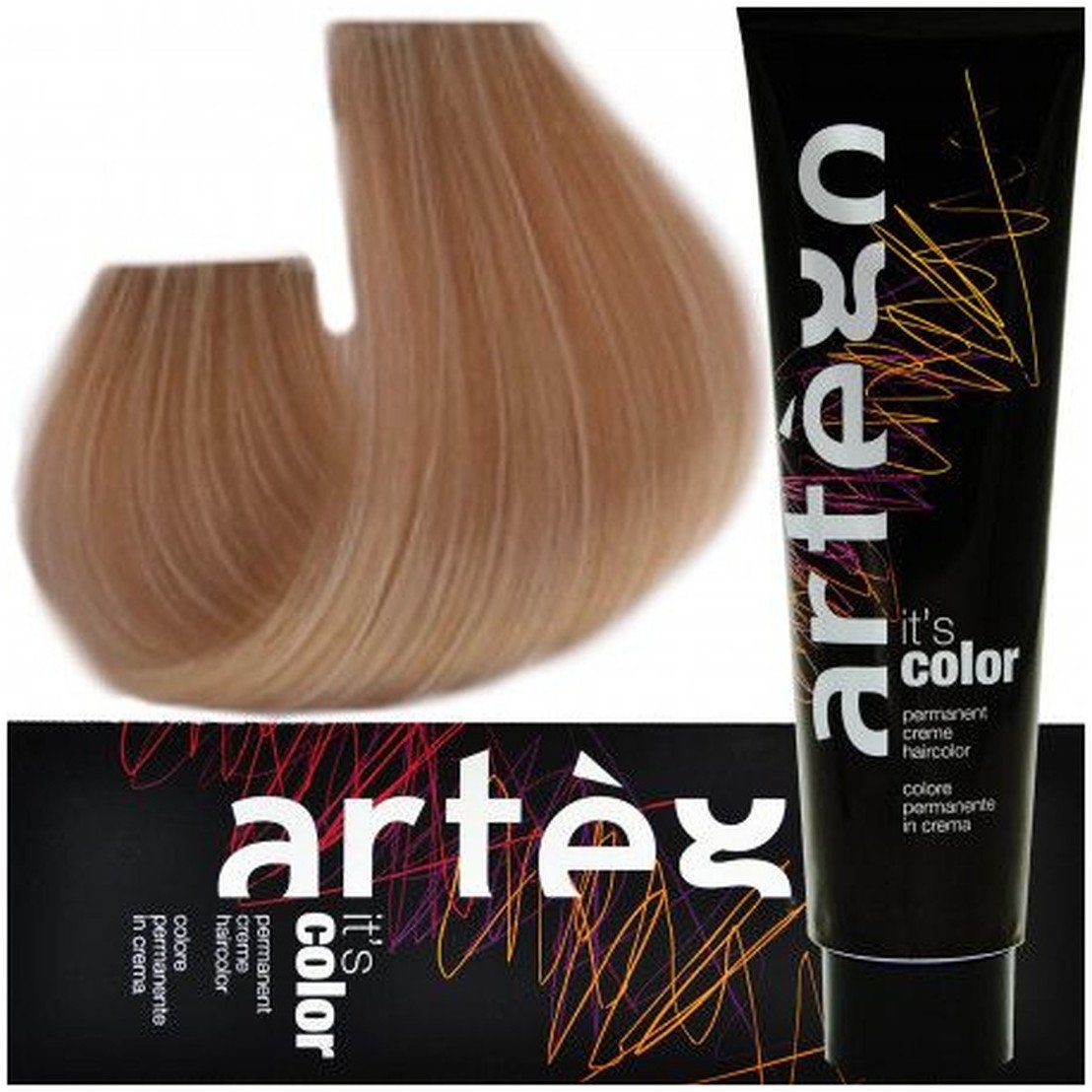 Artego Its Color Farba do włosów w kremie 150ml Super Delikatny Złocisty Blond (12.03 - 12NG)