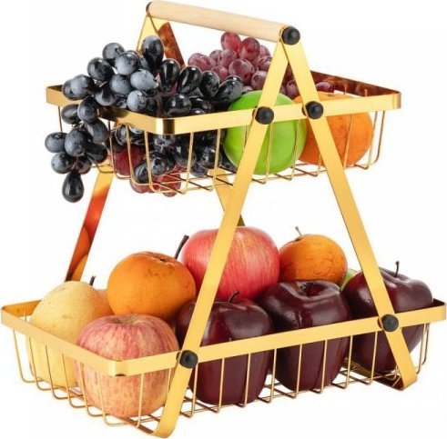 Elitehoff KOSZYK PIĘTROWY NA OWOCE PRZYPRAWY LOFT E-8180