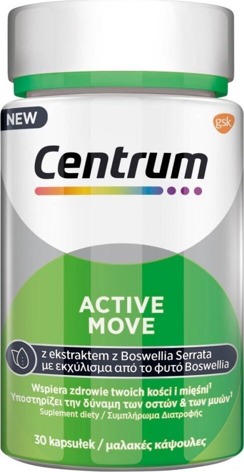 CENTRUM_Active Move wspiera zdrowie kości i mięśni 30 kapsułek