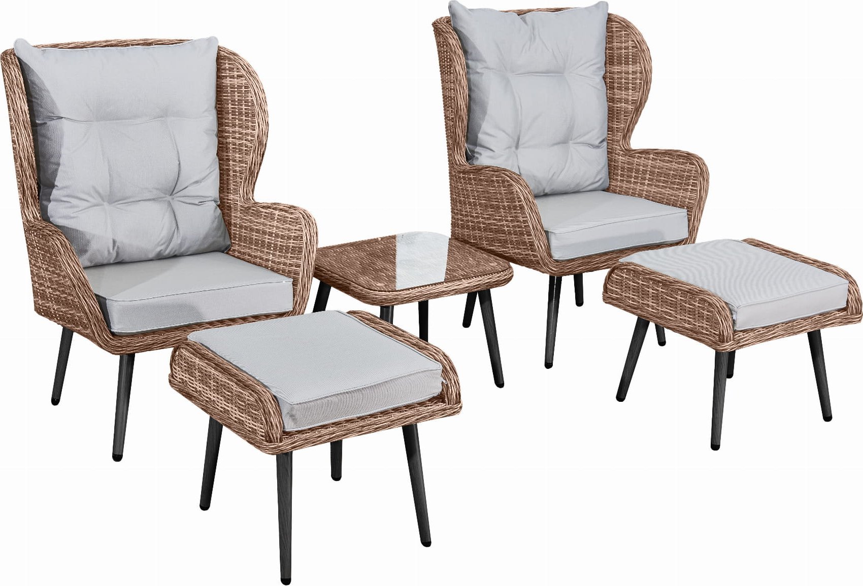 Bello Giardino Zestaw mebli technorattanowych APERTO