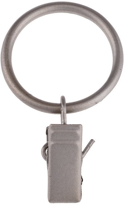 RINGS WITH CLIPS D16/19 MAT CHROME(10)