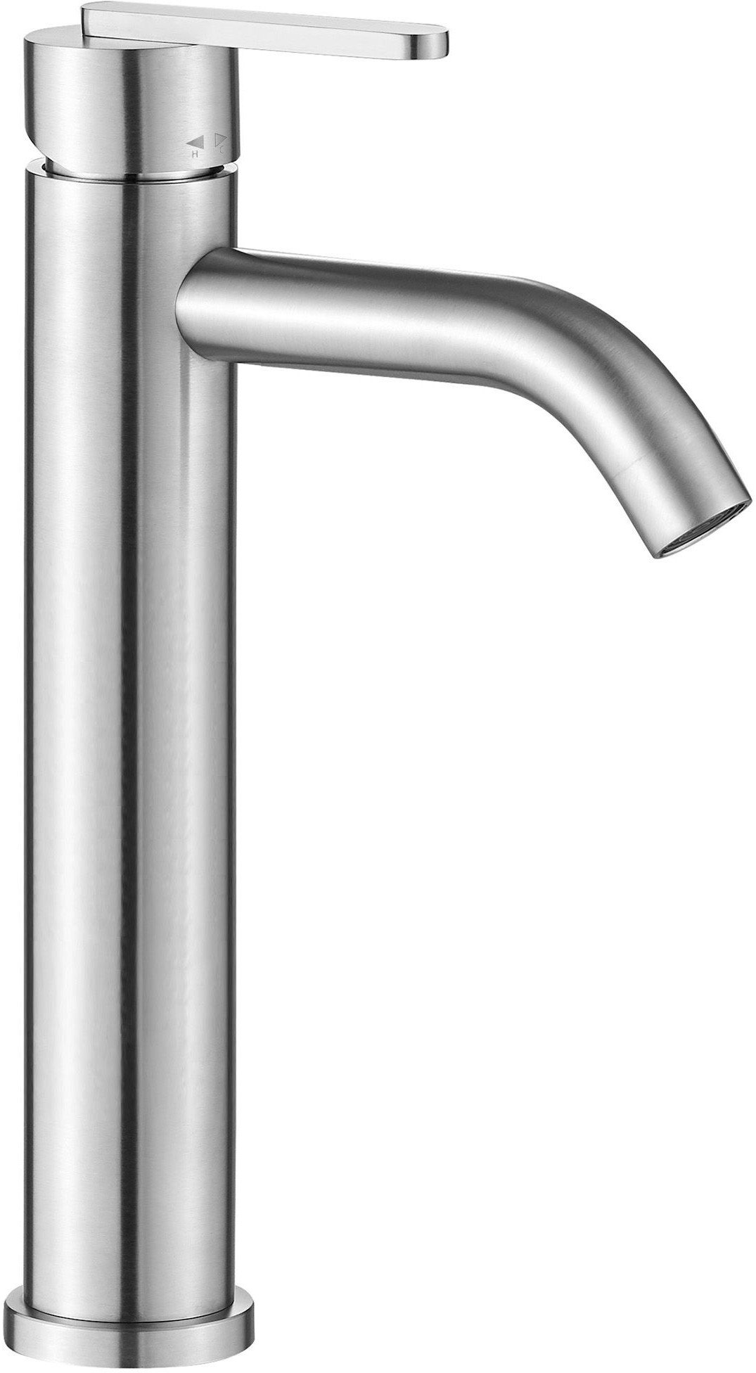 Bateria umywalkowa Rea Ontario Nikiel Szczotkowany Wysoka