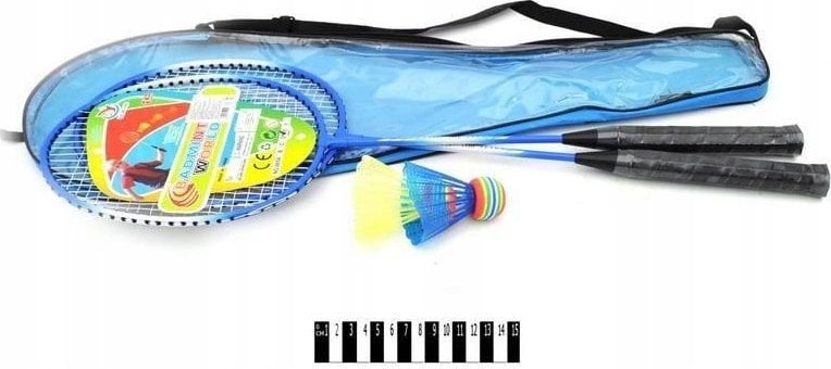 Maksik Zestaw metalowych rakiet badminton w pokrowcu MIX