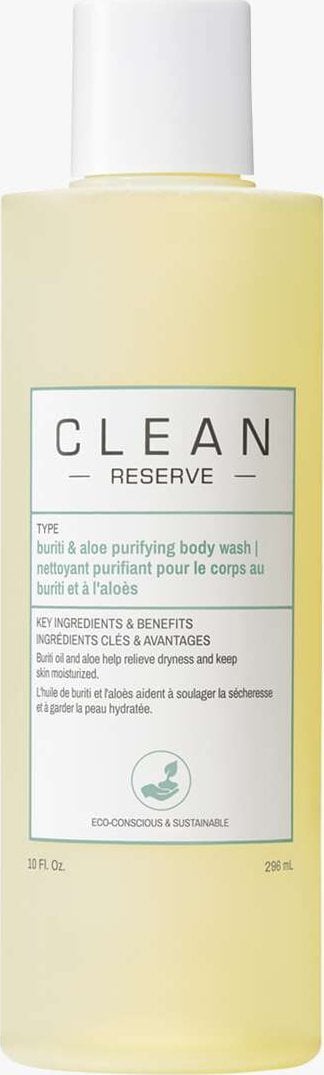 Clean Clean, Reserve, Buriti & Aloe, Purifying, Body Wash, 296 ml For Women