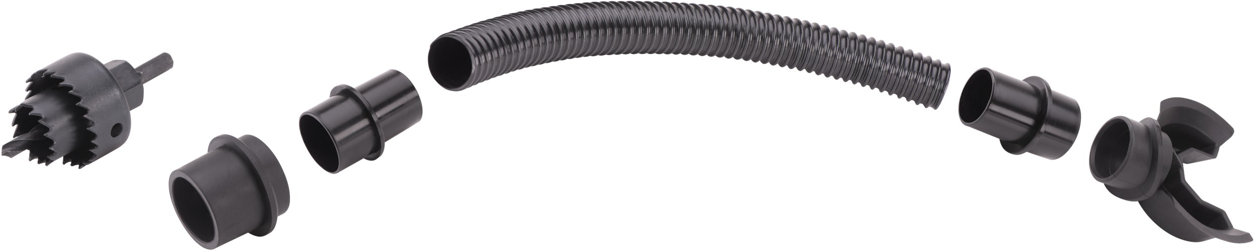 Zestaw przyłączeniowy Zbieracz rynnowy wąż + otwornica