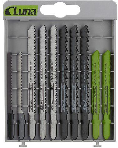 Luna Brzeszczoty do wyrzynarek w zestawie 10szt. - 209730100