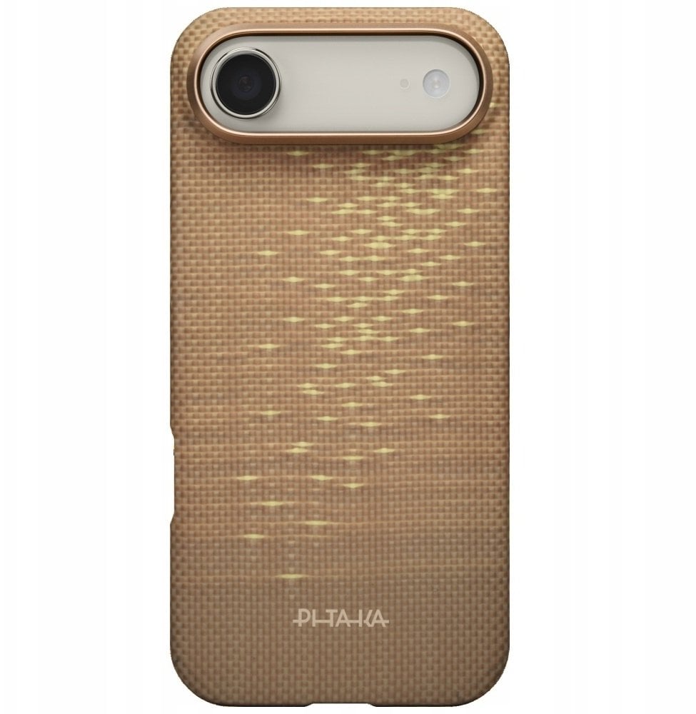 Pitaka Etui Ultra-Slim MagSafe do iPhone złoty blask