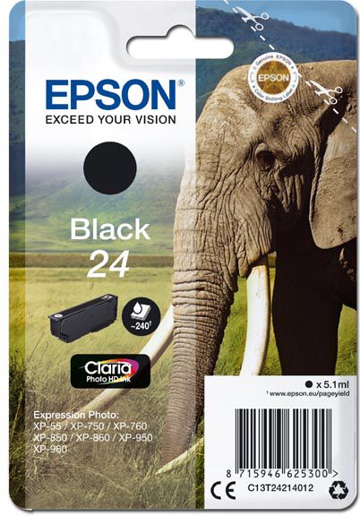 Tusz Epson oryginalny tusz T2421, black (C13T24214012)