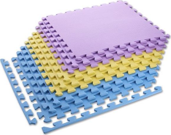 One Fitness Mata ochronna MP10 180 cm x 180 cm x 1 cm wielokolorowa