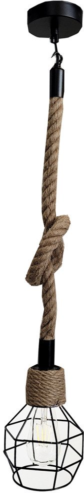 Lampa oprawa sznur jutowy konopny RC06